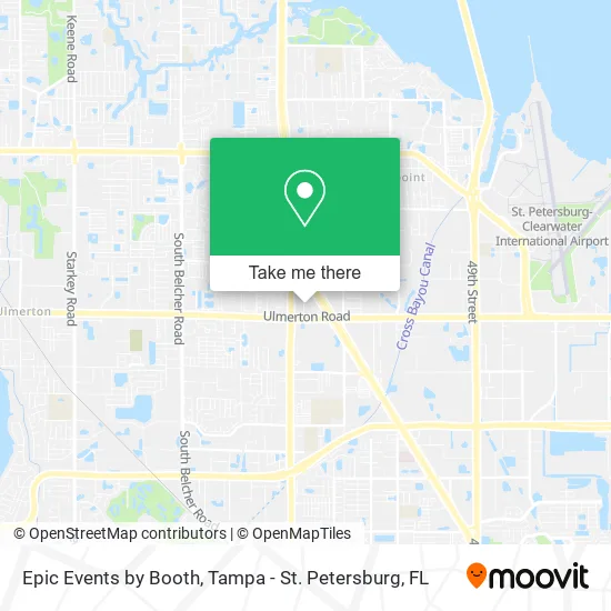 Epic Events by Booth map