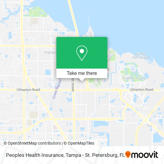 Peoples Health Insurance map