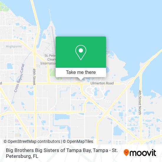 Mapa de Big Brothers Big Sisters of Tampa Bay