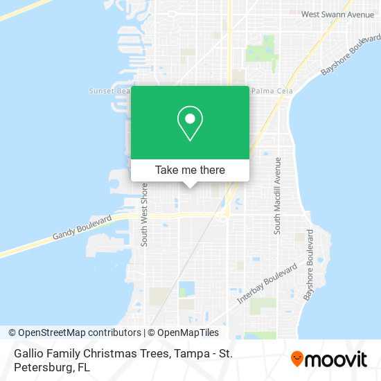 Gallio Family Christmas Trees map