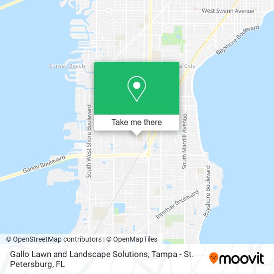 Gallo Lawn and Landscape Solutions map