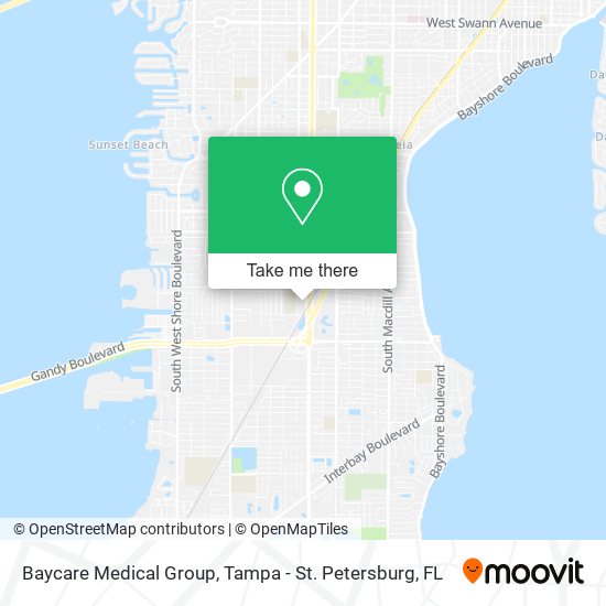 Baycare Medical Group map