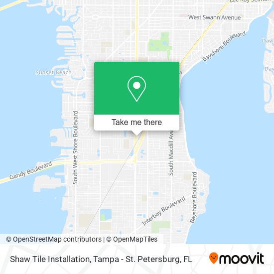 Mapa de Shaw Tile Installation