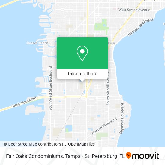 Fair Oaks Condominiums map