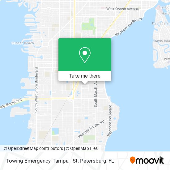 Mapa de Towing Emergency