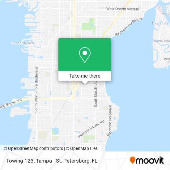 Towing 123 map