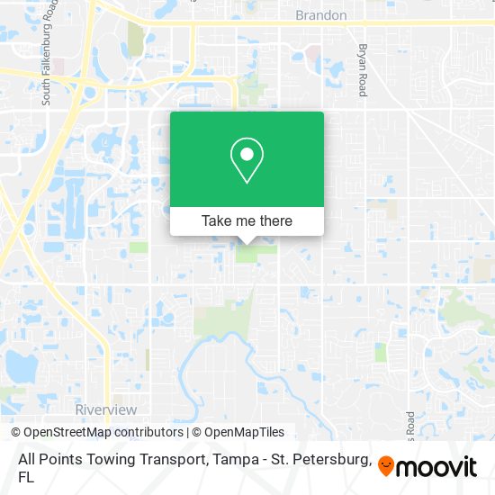 Mapa de All Points Towing Transport