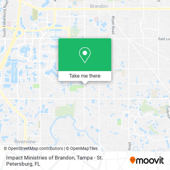 Mapa de Impact Ministries of Brandon