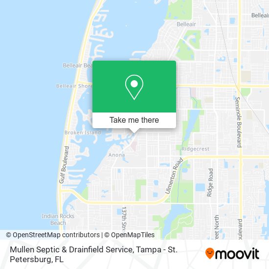 Mapa de Mullen Septic & Drainfield Service