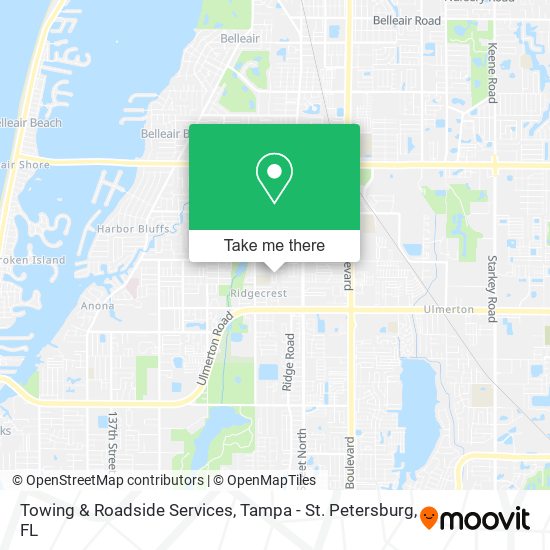 Towing & Roadside Services map