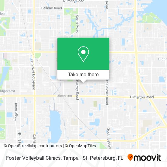 Foster Volleyball Clinics map