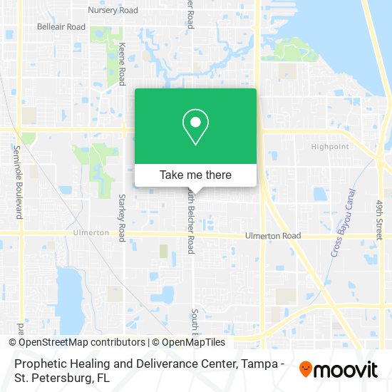 Mapa de Prophetic Healing and Deliverance Center