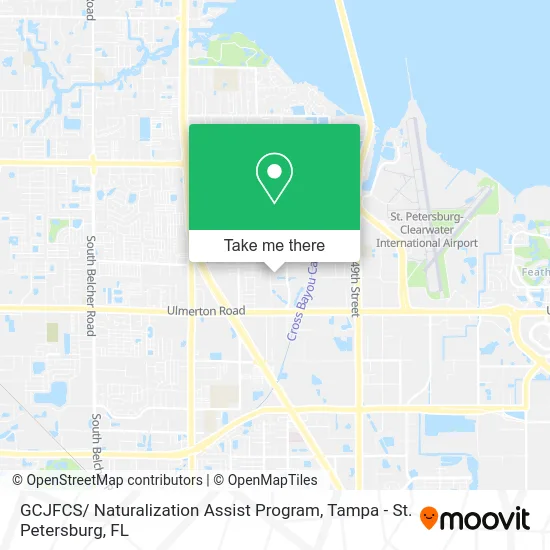 GCJFCS/ Naturalization Assist Program map