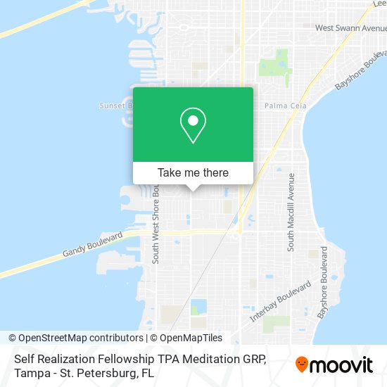 Self Realization Fellowship TPA Meditation GRP map