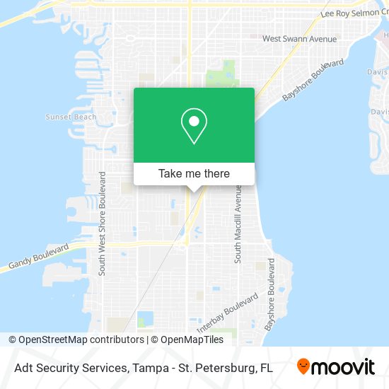 Adt Security Services map