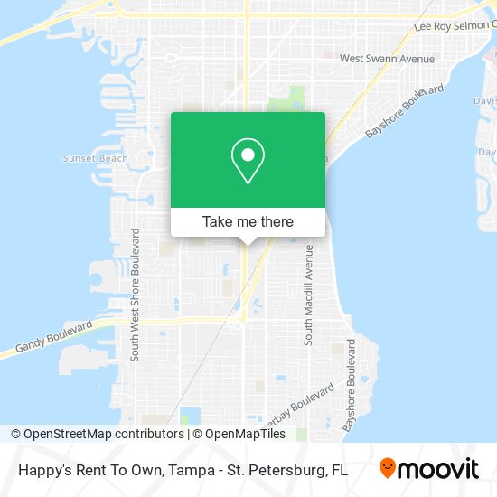Mapa de Happy's Rent To Own