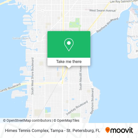 Himes Tennis Complex map