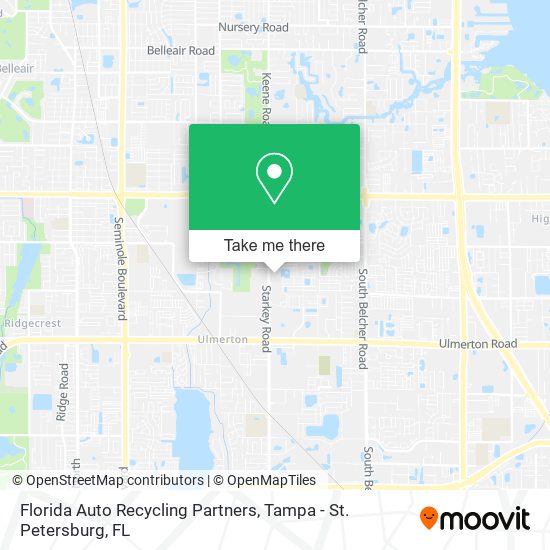 Florida Auto Recycling Partners map