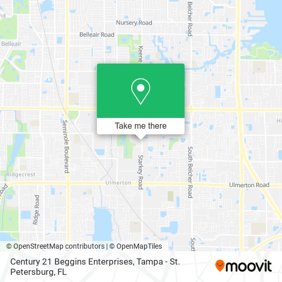 Mapa de Century 21 Beggins Enterprises
