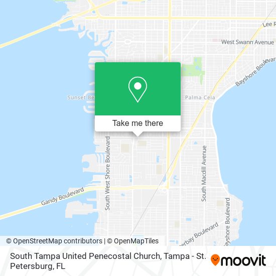 South Tampa United Penecostal Church map