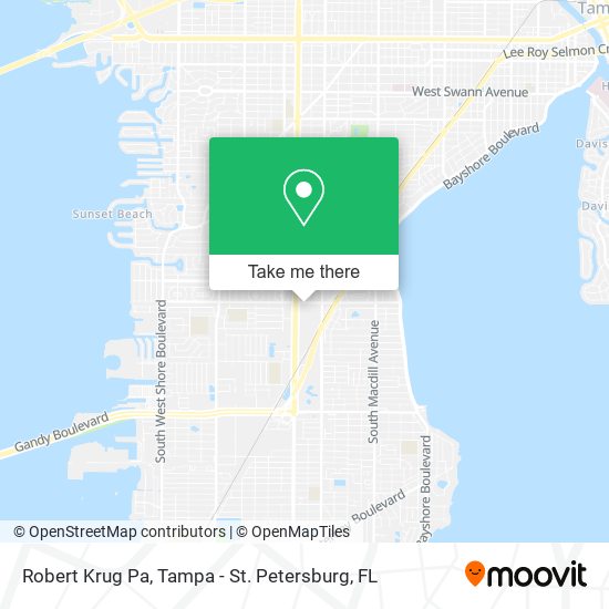 Robert Krug Pa map
