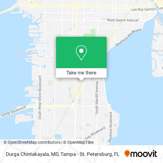 Durga Chintakayala, MD map