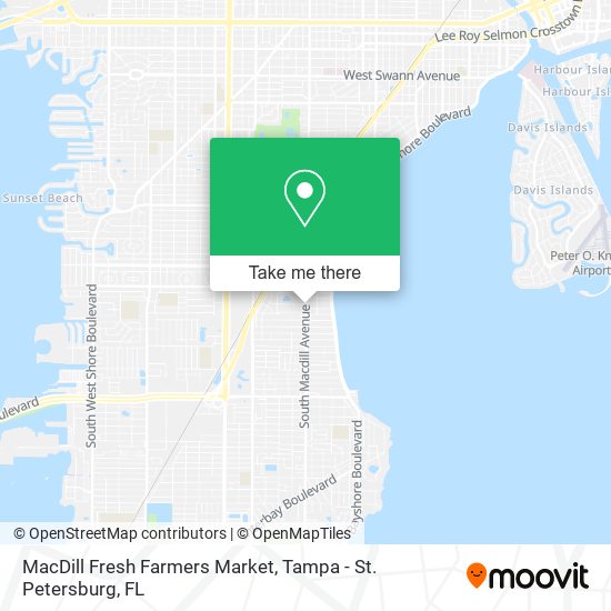 MacDill Fresh Farmers Market map