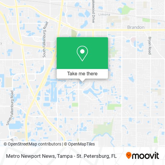 Metro Newport News map