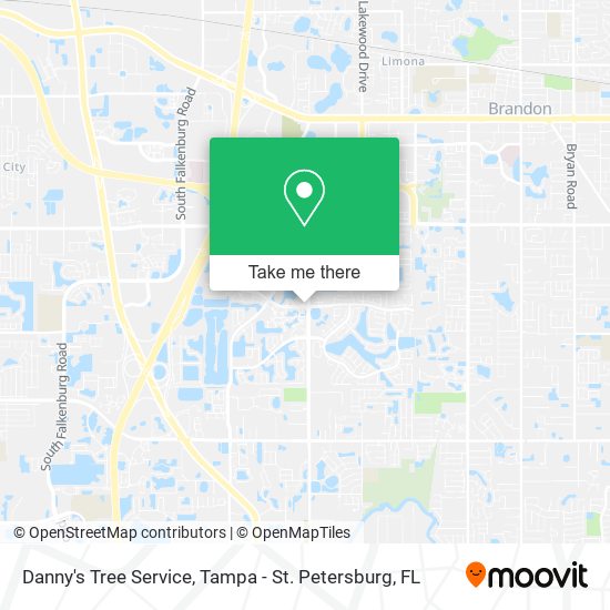 Danny's Tree Service map