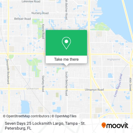 Seven Days 25 Locksmith Largo map
