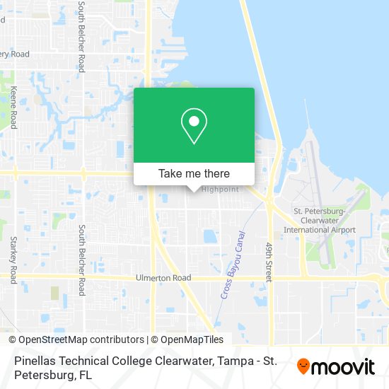 Pinellas Technical College Clearwater map