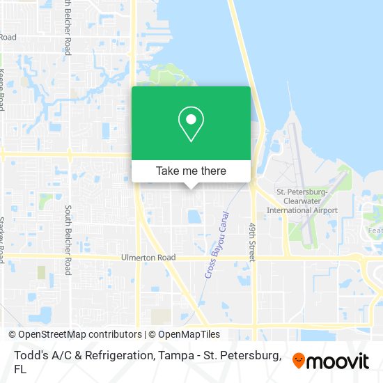 Mapa de Todd's A/C & Refrigeration