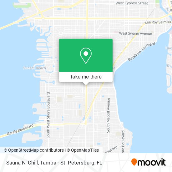 Sauna N' Chill map