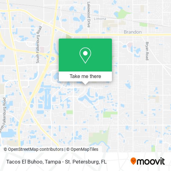 Tacos El Buhoo map