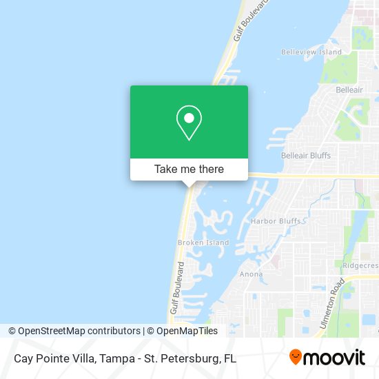 Mapa de Cay Pointe Villa