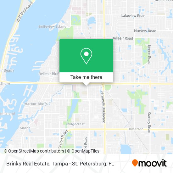 Brinks Real Estate map