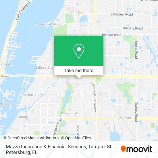 Mapa de Mazza Insurance & Financial Services