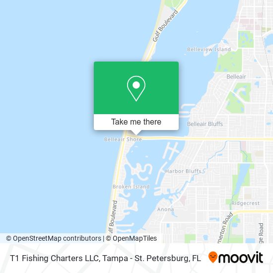 T1 Fishing Charters LLC map