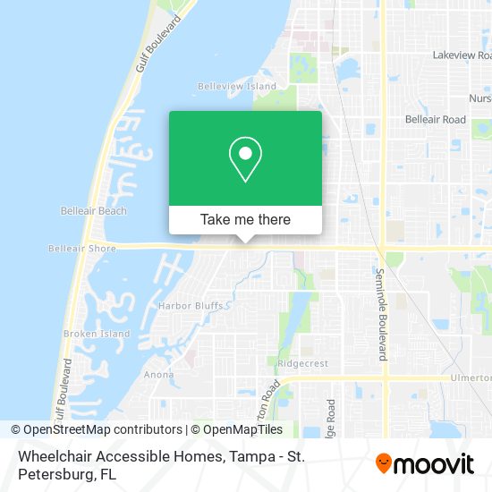 Mapa de Wheelchair Accessible Homes