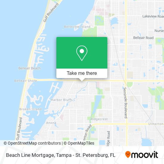 Mapa de Beach Line Mortgage