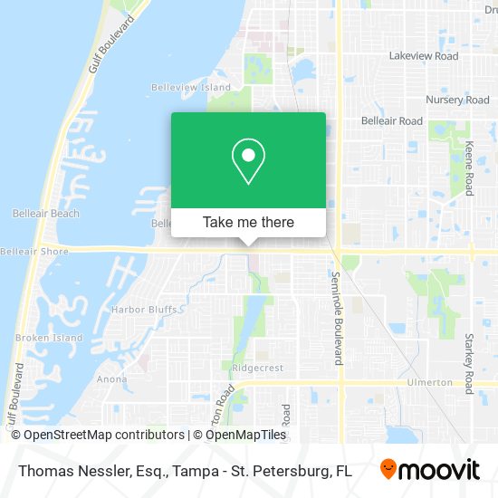 Mapa de Thomas Nessler, Esq.