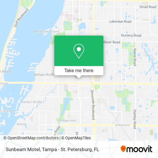 Sunbeam Motel map