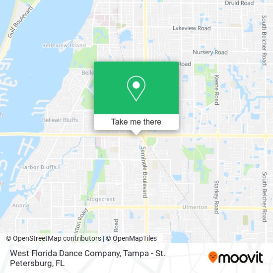 West Florida Dance Company map