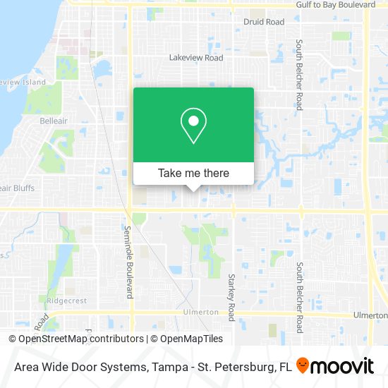Mapa de Area Wide Door Systems