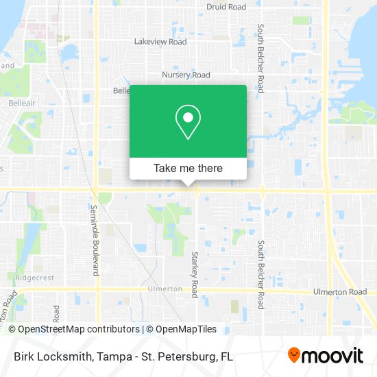 Birk Locksmith map