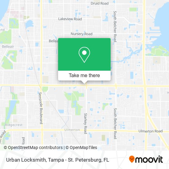 Urban Locksmith map