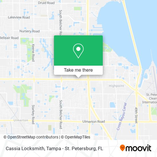 Cassia Locksmith map