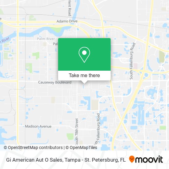 Gi American Aut O Sales map