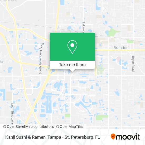Mapa de Kanji Sushi & Ramen