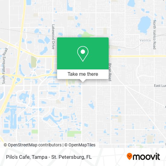 Pilo's Cafe map